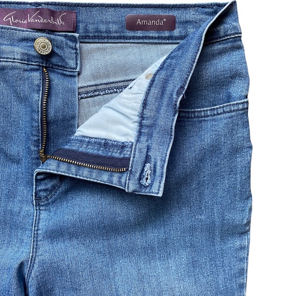 Gloria Vanderbilt Amanda Denim Jeans , Classic Blue Jeans , Women Denim Jeans - Picture 3 of 10